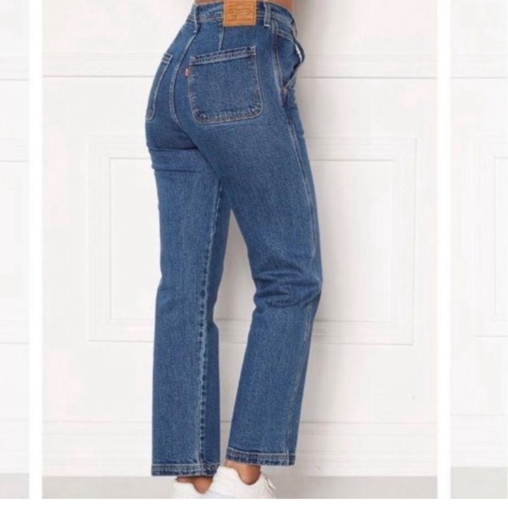 Levi’s Ribcage Straight Utility Ankle Jeans